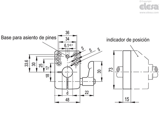 DD52R-E (inch sizes) - Electronic position indicators