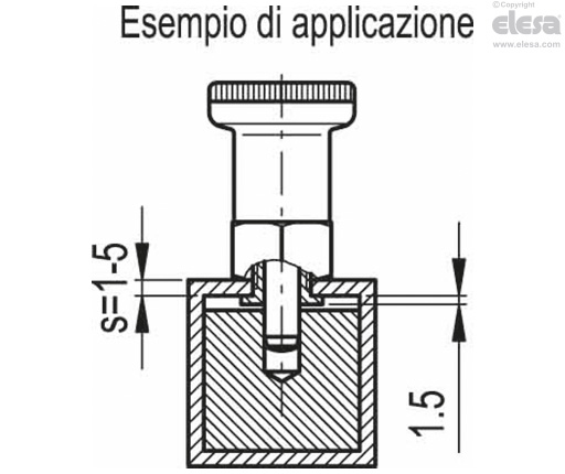 GN 607.3 - Pistoncini di posizionamento a molla