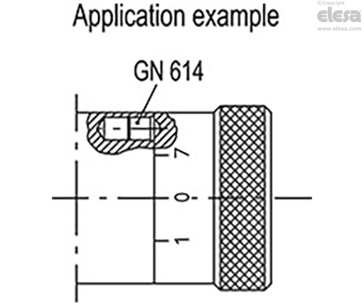 GN 614-MS - Brass body, AISI 420C stainless steel ball