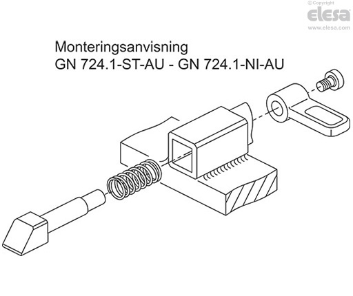 GN 724.1 - Avfasning upptill, stål