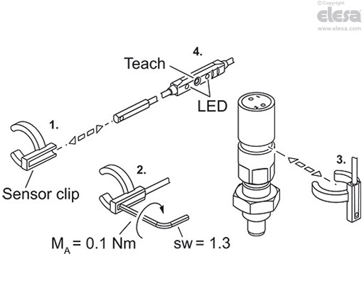 GN 817.7-D-OP - Pneumatically double-acting, protrude / retract, without position query