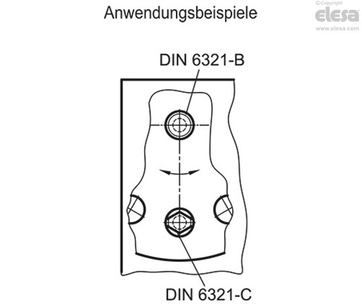 DIN 6321 - Aufnahme-/Auflagebolzen
