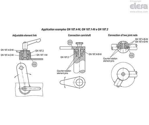 GN 187.4-NI - Toothed clamping elements