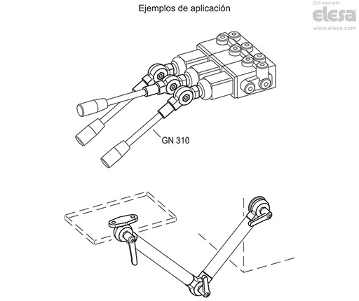 GN 187.5-C-NI - Espárrago fileteado