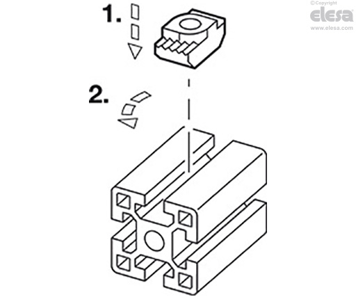 GN 51B-N-SZ - Without increased torque, steel