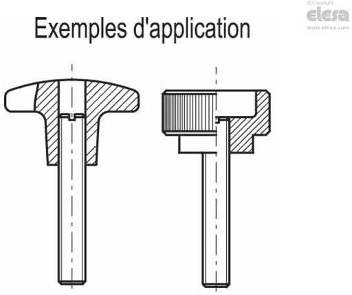 GN 551.1 - Tiges filetées