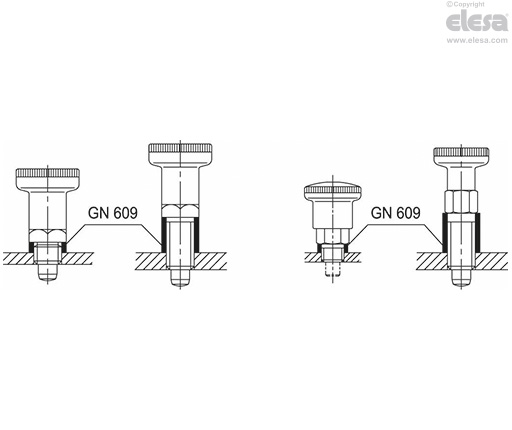 GN 609 - Distance bushings
