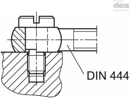 GN 732 - Shoulder screws with collar