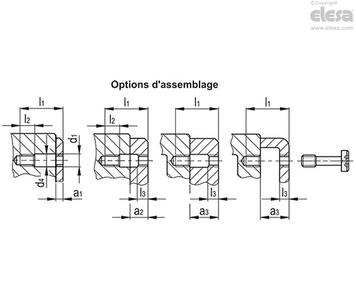 GN 7984.2 - Vis à tête cylindrique imperdables