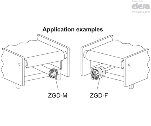 ZGD-M - Male half-coupling, external teeth