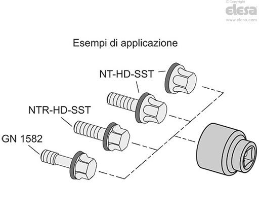 GN 3124 - Inserti per chiavi