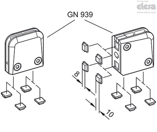 GN 938.1 - Tasselli per cave a T