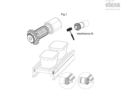 GVD - Z14 bearing support for rollers