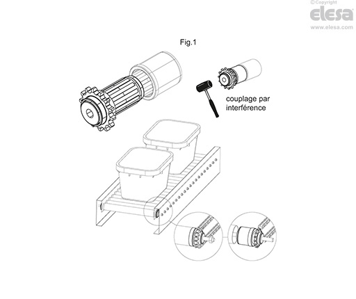GVD - Pignon rotatif Z14