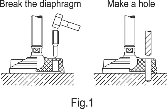 LVQ.F-SST (inch sizes) - Adjustable feet for ground mounting