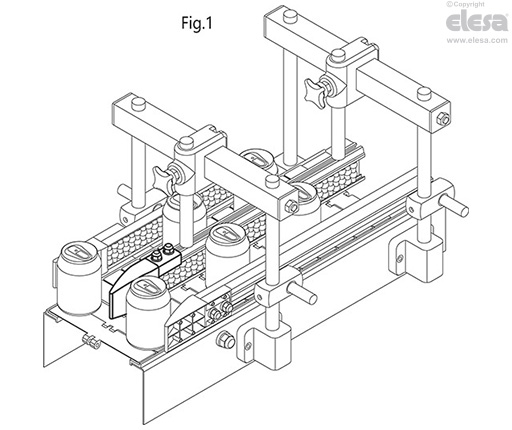 PGC-2 - Separation block for central guides