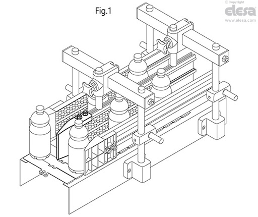 PGC-4 - Separation block for central guides