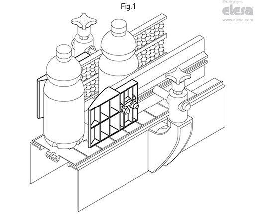 PGL-2 - Separation block for side guides