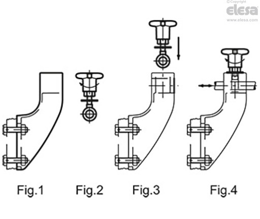 SPFM - Medium guide rail brackets