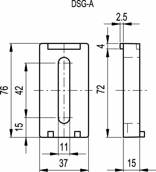 SPF. - Guide rail brackets