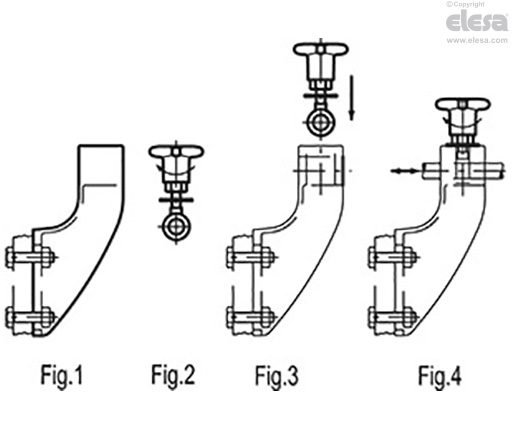 SPF. - Guide rail brackets