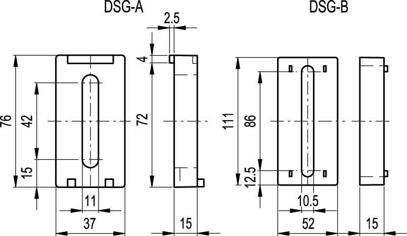 SPR. - Guide rail brackets