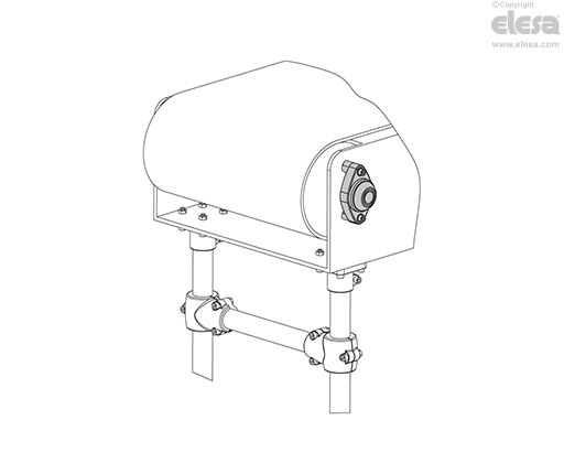 UCFL-S-T - Head bracket with closed cover