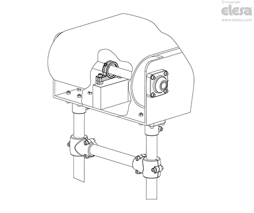 UCP-S-T - Head bracket with closed cover