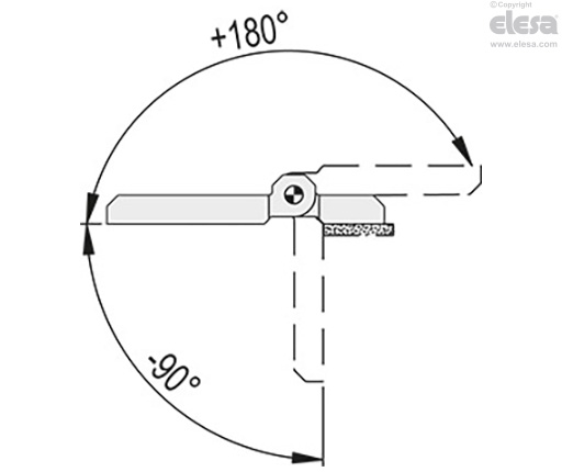 CFM-TR-G - Charnières pour montage sur vitres ou panneaux