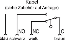 CFSQ-C-A-D-IP69K - Axialer Stecker, Sicherheitsschalter rechts