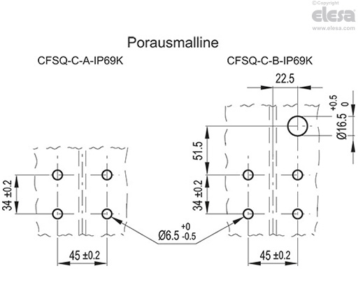 CFSQ-C-A-D-IP69K - Aksiaalinen liitin, mikrokytkin oikealla
