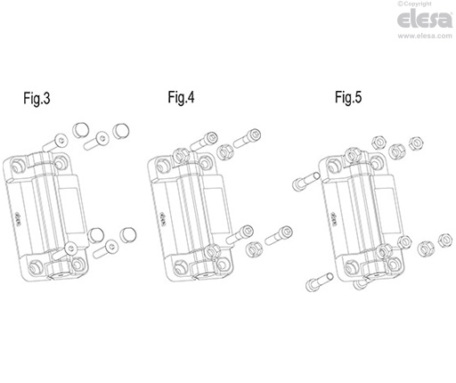 CFSW-C-A - 8 pole male connector, top axial output