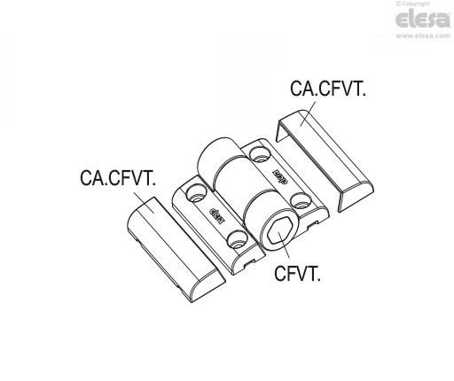 CFVT-CH - Complementary hinge, free rotation