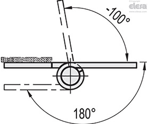 CMM-TR-SST-A - Hinge bodies with the same dimensions, chamfered edges.