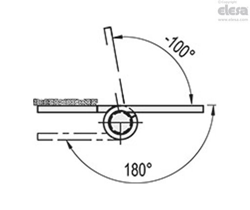 GN 136-NI-A - Par soudure, acier INOX AISI 304
