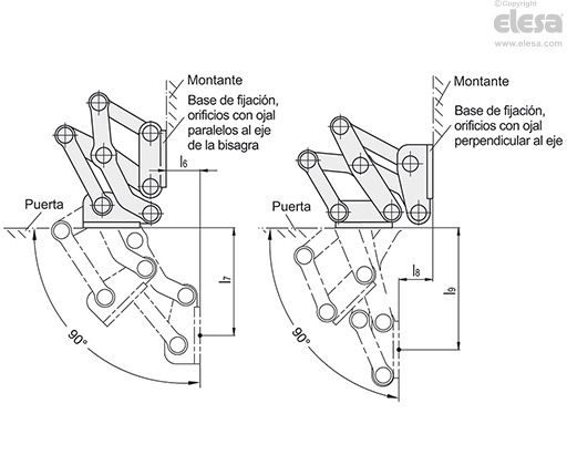GN 7231-L - Fijación izquierda