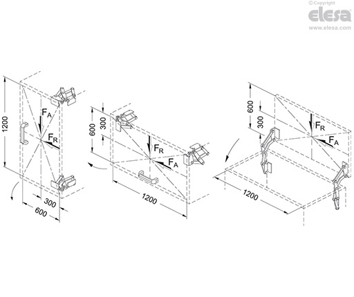 GN 7231-L - Fissaggio sinistro