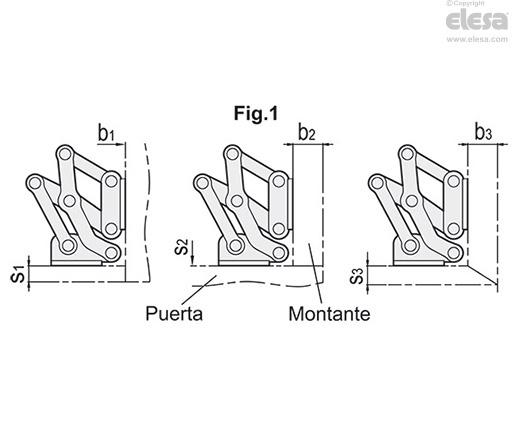 GN 7231-L - Fijación izquierda