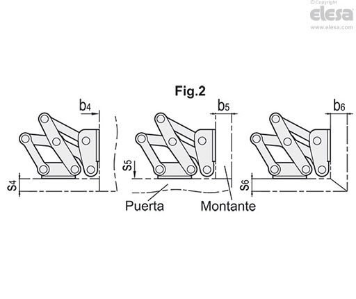 GN 7231-L - Fijación izquierda