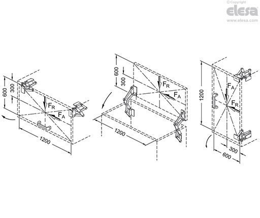 GN 7233-L - Linke Befestigung