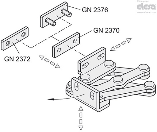 GN 7233-L - Linke Befestigung