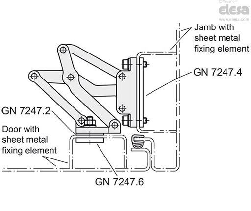 GN 7241 - Jointed hinge