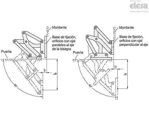 GN 7241 - Bisagra articulada