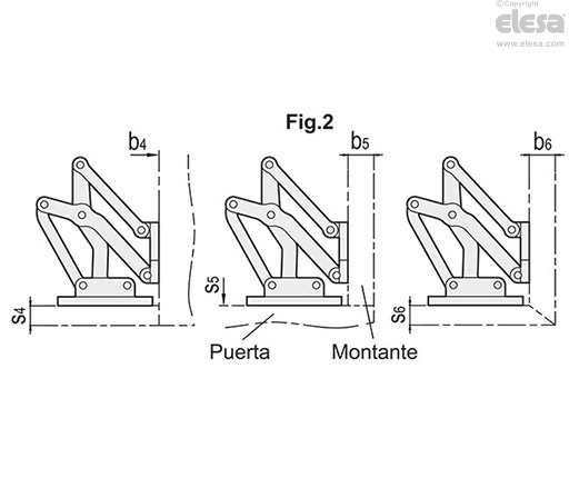 GN 7241 - Bisagra articulada