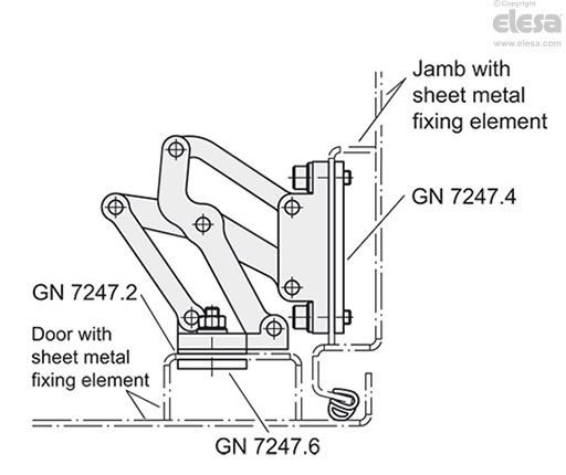 GN 7243 - Jointed hinge