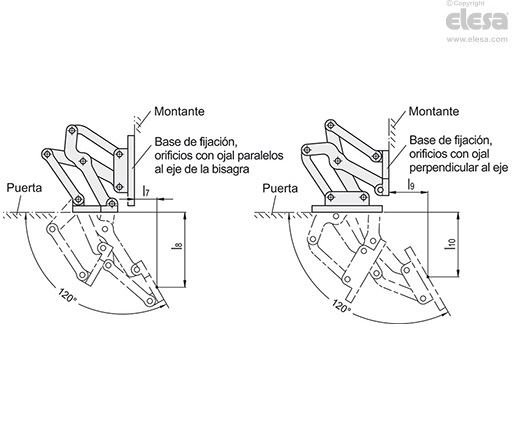 GN 7243 - Bisagra articulada