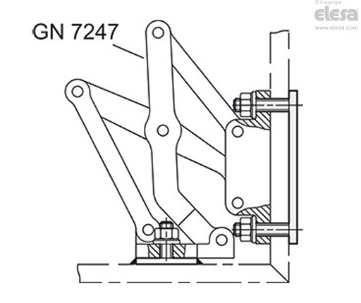 GN 7247.6 - Plates for jointed hinges