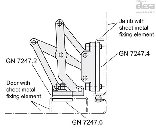 GN 7247 - Jointed hinge