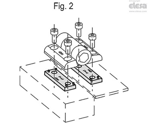 PMC - Distansplattor  för gångjärn