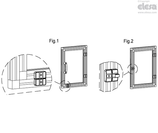 BMST - Pull opening by means of handle or knob